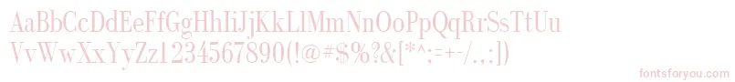 RecitalSsi Font – Pink Fonts on White Background