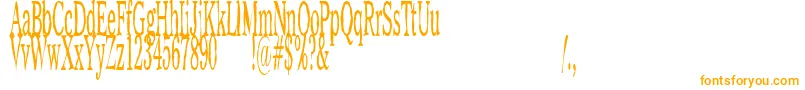 Chillymoe-Schriftart – Orangefarbene Schriften
