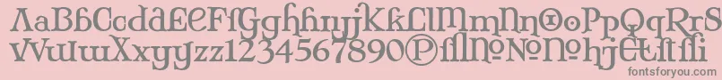 MaryJaneAlternate Font – Gray Fonts on Pink Background