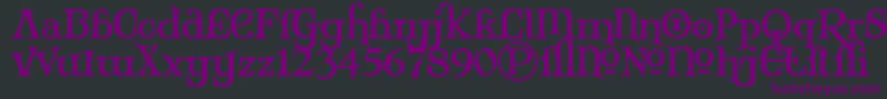 MaryJaneAlternate Font – Purple Fonts on Black Background