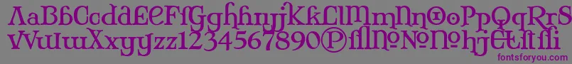 MaryJaneAlternate Font – Purple Fonts on Gray Background