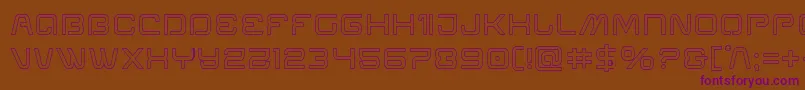 More about Miraclemercuryout Font Miraclemercuryout Font – Purple Fonts on Brown Background