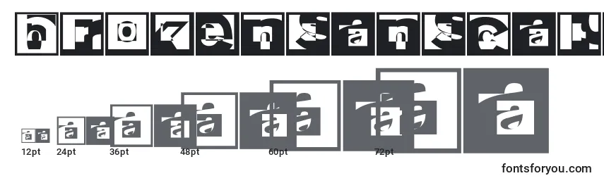 Brokensanscaps Font Sizes