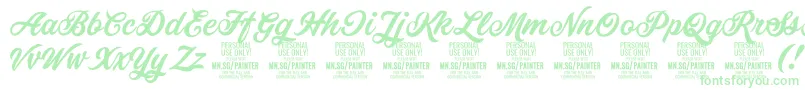 PainterPersonalUseOnly Font – Green Fonts