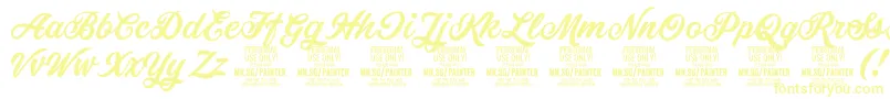 PainterPersonalUseOnly Font – Yellow Fonts