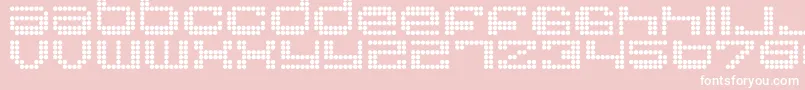 RoundRegular Font – White Fonts on Pink Background