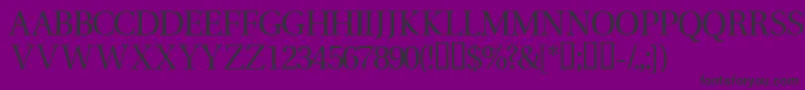 Veracitytitlingcapsssk Font – Black Fonts on Purple Background