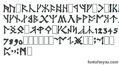Angerthas font – elvish Fonts