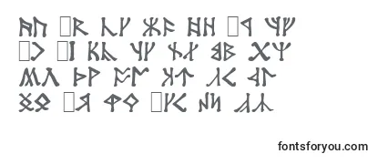 Обзор шрифта Angerthas
