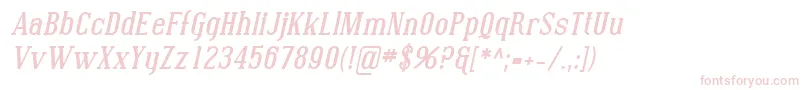 SfcovingtonBolditalic-Schriftart – Rosa Schriften