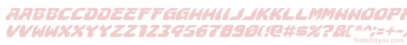 AstropolisItalic-Schriftart – Rosa Schriften auf weißem Hintergrund