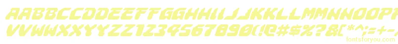 Шрифт AstropolisItalic – жёлтые шрифты