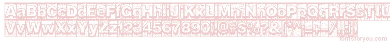SwampType Font – Pink Fonts on White Background