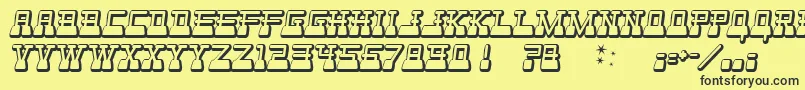 WebsterWorld Font – Black Fonts on Yellow Background