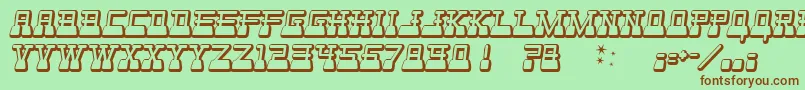 More about WebsterWorld Font WebsterWorld Font – Brown Fonts on Green Background