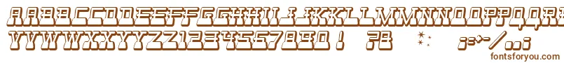 Шрифт WebsterWorld – коричневые шрифты на белом фоне