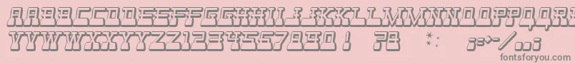 WebsterWorld Font – Gray Fonts on Pink Background