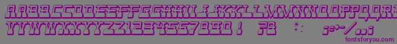 Шрифт WebsterWorld – фиолетовые шрифты на сером фоне