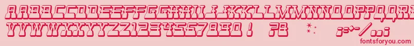 WebsterWorld Font – Red Fonts on Pink Background