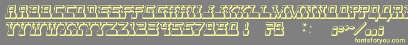 WebsterWorld Font – Yellow Fonts on Gray Background