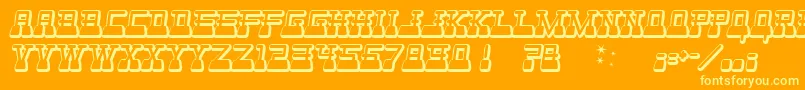 More about WebsterWorld Font WebsterWorld Font – Yellow Fonts on Orange Background