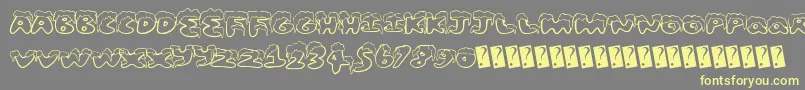 More about Snowfrosting Font Snowfrosting Font – Yellow Fonts on Gray Background
