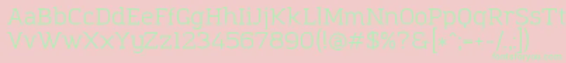AmazingGroteskBook Font – Green Fonts on Pink Background