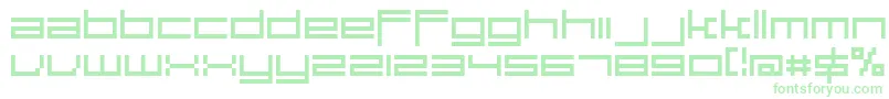 Large9Normal-fontti – vihreät fontit