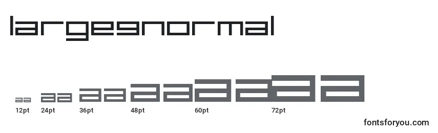 Large9Normal Font Sizes