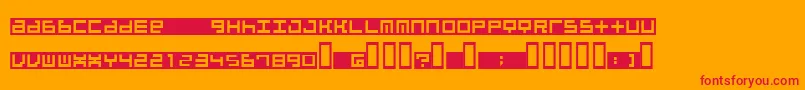 More about BeatboxInbox Font BeatboxInbox Font – Red Fonts on Orange Background