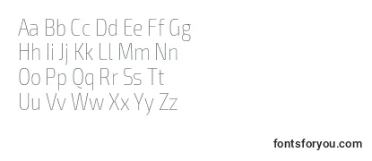 Exo2Thincondensed Font