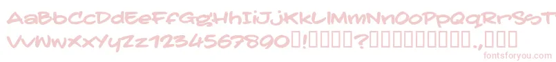 TatertoddTrial Font – Pink Fonts on White Background
