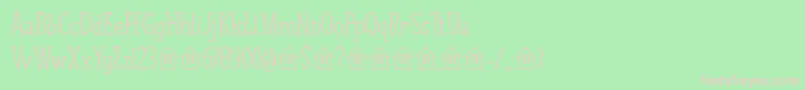 NuukDemo Font – Pink Fonts on Green Background