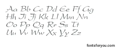 PrestonscriptItalic-fontti