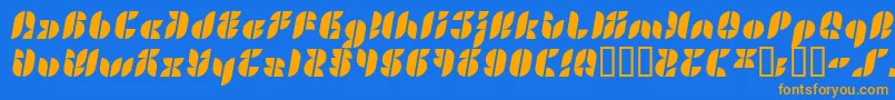 More about LvdcGold Font LvdcGold Font – Orange Fonts on Blue Background