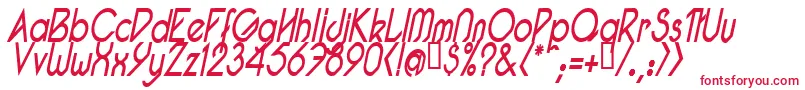 PacotillNarrowReguarItal1 Font – Red Fonts