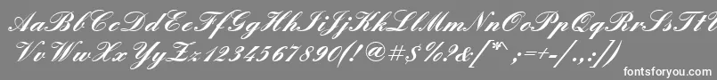 Englshb Font – White Fonts on Gray Background