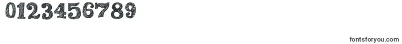 PeachesEnRegalia Font – Fonts for Numbers and Digits