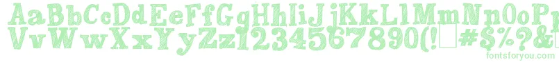 PeachesEnRegalia Font – Green Fonts