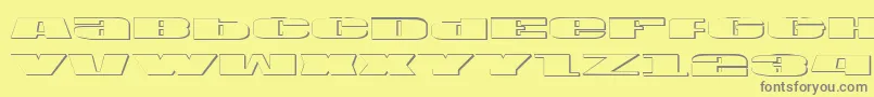 Подробнее о шрифте U.S.A.Shadow Шрифт U.S.A.Shadow – серые шрифты на жёлтом фоне