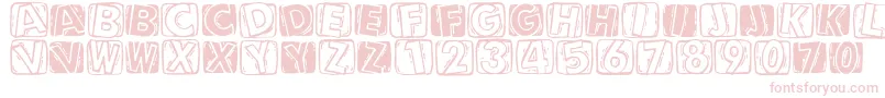 Linocapsa Font – Pink Fonts on White Background