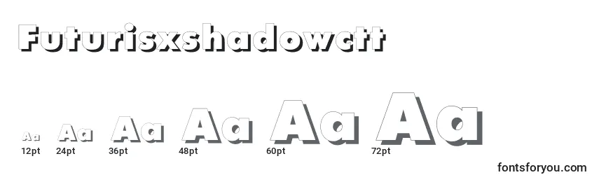 Futurisxshadowctt Font Sizes