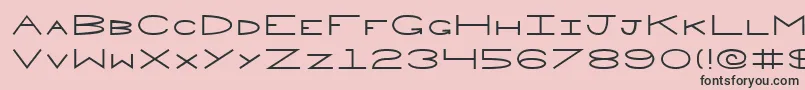 Saiba mais sobre a fonte Penne Fonte Penne – fontes pretas em um fundo rosa
