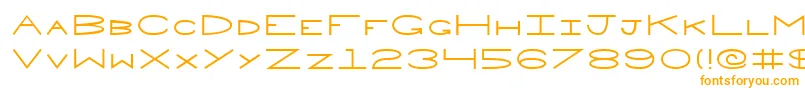 Шрифт Penne – оранжевые шрифты