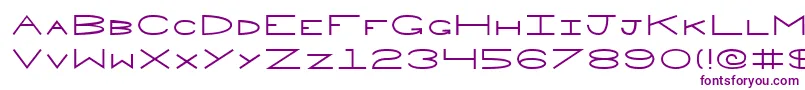 Penne-fontti – violetit fontit