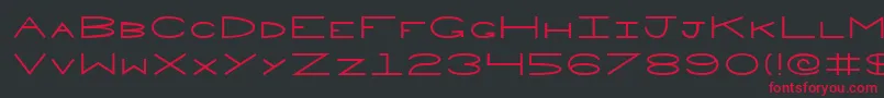 More about Penne Font Penne Font – Red Fonts on Black Background