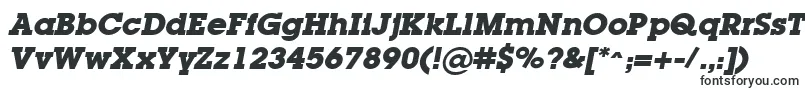 LugaBoldOblique-fontti – täytetyt fontit