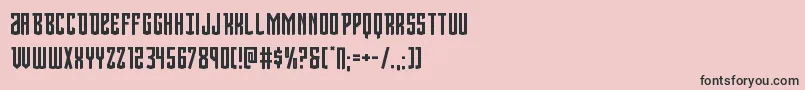 Шрифт Viceroy – чёрные шрифты на розовом фоне