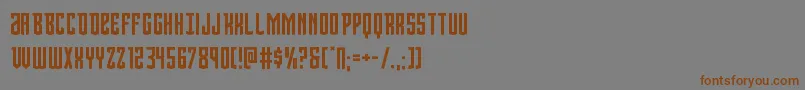 Viceroy Font – Brown Fonts on Gray Background