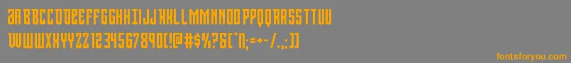 Viceroy Font – Orange Fonts on Gray Background